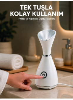 Yüz Buhar Cihazı 80 Ml Su Hazneli Nano İyonik