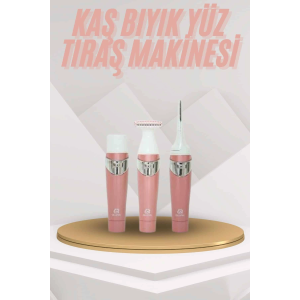 Yüz Kaş Ve Tüm Vücut Epilasyon Aleti 3 Başlıklı Hassas Ciltlere Uygun Epilatör