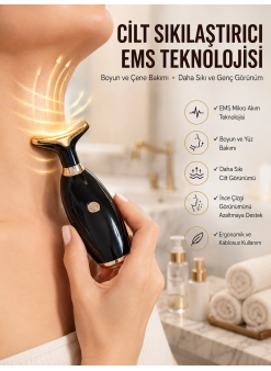 Yüz Ve Boyun Kırşıklık Giderici Ems Güzellik Cihazı Gıdık,sarkma,kırışıklık Yüz Masaj Aleti