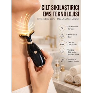 Yüz Ve Boyun Kırşıklık Giderici Ems Güzellik Cihazı Gıdık,sarkma,kırışıklık Yüz Masaj Aleti