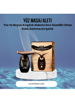 Yüz Ve Boyun Masaj Aleti – Yunus Tasarım, Kırışık Görünümü Giderici