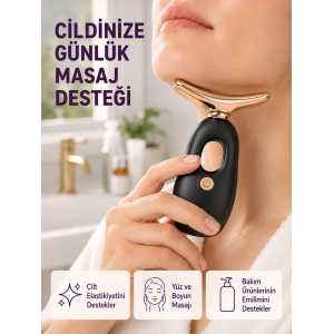 Yüz Ve Göz Altı Masaj Cihazı – Kırışıklık Karşıtı & Nemlendirici Etki Destekli