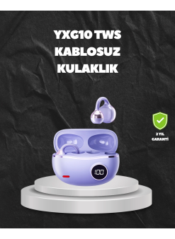 Yxg10 Tws Kablosuz Kulak İçi – Elık Kemiği İletimli, Şık Ve Hafif