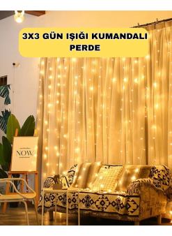 Zaman Ayarlı 8 Modlu Günışığı Perde Led Işık Usb Çalışma