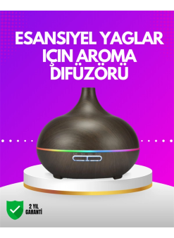 Zamanlayıcılı Ve Otomatik Kapanmalı Aromaterapi Nemlendirici Difüzör